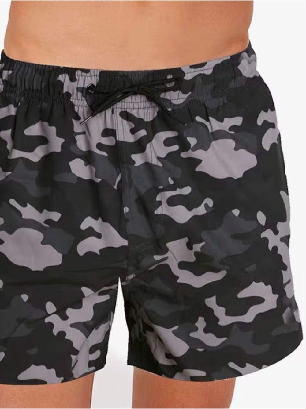 Fort Isle Mens Stretch Swim camo